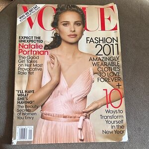 Vogue Magazine Cover - Pink Dress